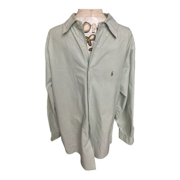 Men’s Polo Ralph Lauren Men’s Button Down Casual Office Shirt Size Large 16.5 - Picture 1 of 5